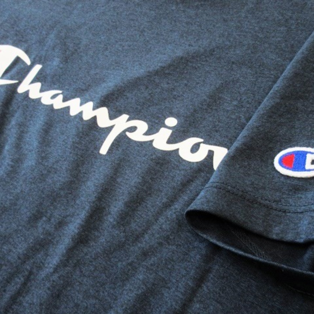 Champion(チャンピオン)のチャンピオン Tシャツ カットソー 半袖 ロゴ ストレッチ 杢 スポーツ M 紺 レディースのレディース その他(その他)の商品写真