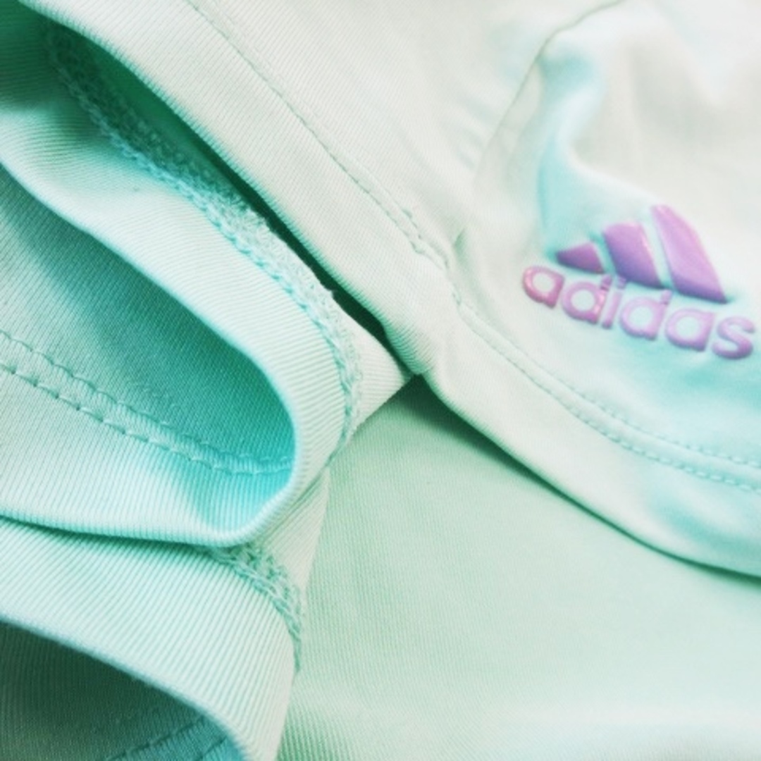 adidas(アディダス)のアディダス カットソー Tシャツ Vネック 半袖 ロゴ ドット スポーツ S 緑 レディースのレディース その他(その他)の商品写真