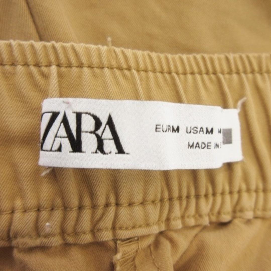 ZARA(ザラ)のザラ ZARA パンツ イージー ワイド ドロスト ウエストゴム M ベージュ レディースのパンツ(その他)の商品写真