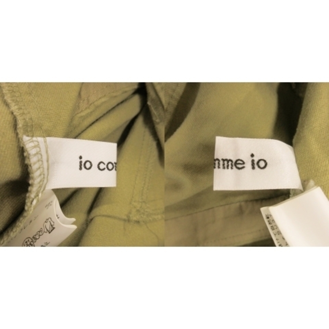 イオコムイオ パンツ クロップド サブリナ カプリ ストレッチ 40 緑 レディースのパンツ(その他)の商品写真