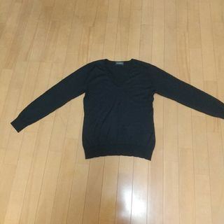 ジョンスメドレー(JOHN SMEDLEY)のジョンスメドレー Vネック ニット コットン 長袖 M(ニット/セーター)