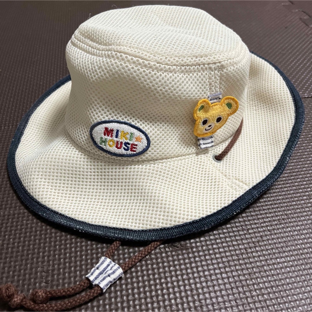 mikihouse(ミキハウス)のMIKI HOUSE ミキハウス　夏用　帽子 メッシュ テンガロンハット キッズ/ベビー/マタニティのこども用ファッション小物(帽子)の商品写真