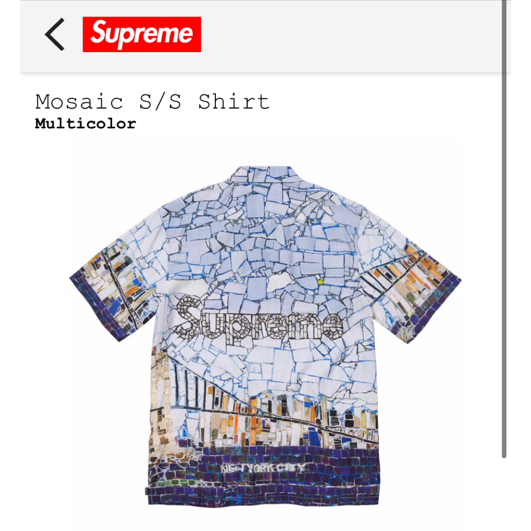 Supreme(シュプリーム)のSupreme Mosaic S/S Shirt Multicolor M メンズのトップス(シャツ)の商品写真