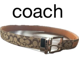 コーチ(COACH)のCOACH コーチ ベルト ウエストベルト　シグネチャー キャンバス×レザー(ベルト)