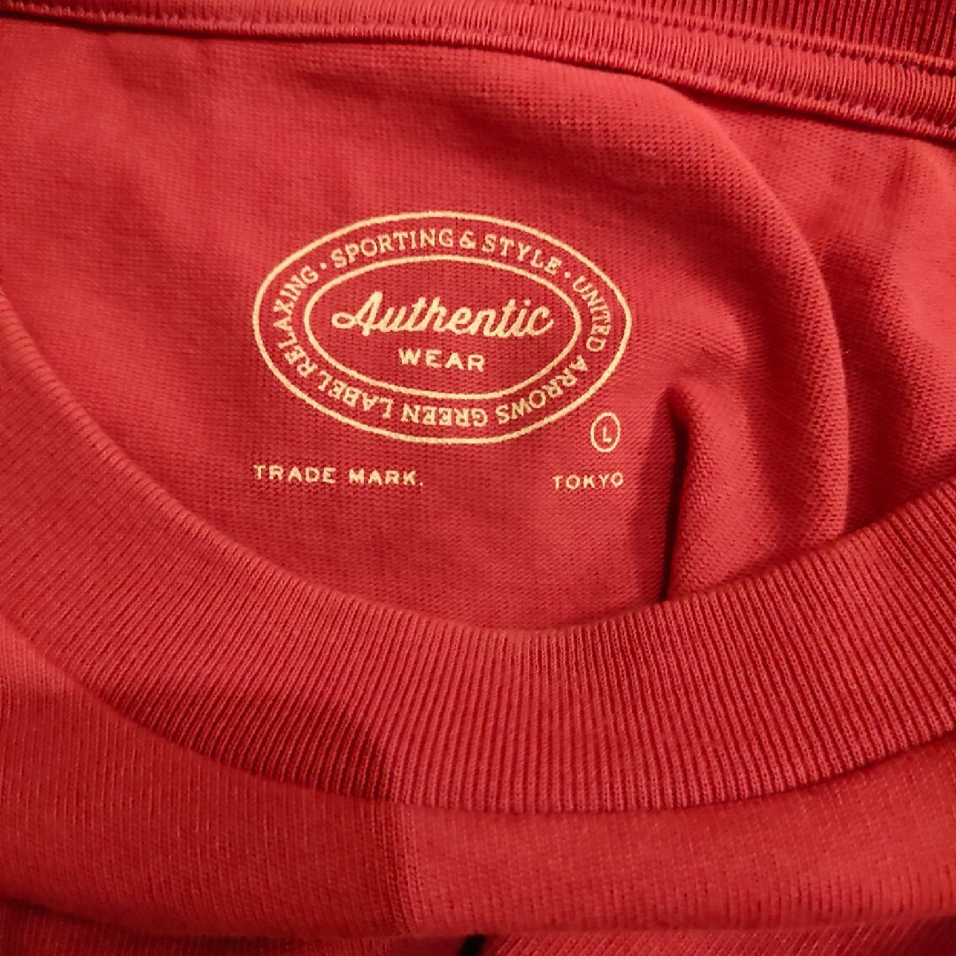 UNITED ARROWS(ユナイテッドアローズ)のＴシャツ　ユナイテッドアローズ　Lサイズ メンズのトップス(Tシャツ/カットソー(半袖/袖なし))の商品写真