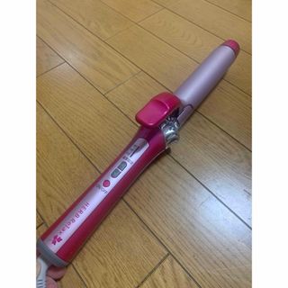 ヘアーコテアイロン　ヤマダ　32mm 2014年製　ピンク(ヘアアイロン)