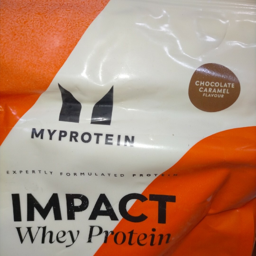 MYPROTEIN(マイプロテイン)のマイプロテイン ホエイプロテイン チョコレートキャラメル 1kg 筋トレ 食品/飲料/酒の健康食品(プロテイン)の商品写真