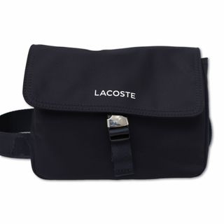 ラコステ(LACOSTE)のラコステ アクティブナイロン フラップトップロゴショルダーバッグ  ネイビー(ショルダーバッグ)