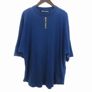 パームエンジェルス Tシャツ カットソー 半袖 プリント 青系 M(Tシャツ/カットソー(半袖/袖なし))