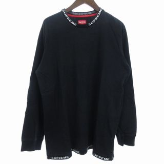 Supreme - シュプリーム SUPREME 21SS Tシャツ カットソー 長袖 ロゴ 黒 L