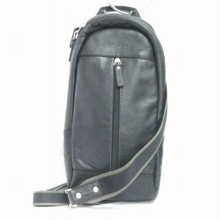 COACH - コーチ COACH ボディバッグ ワンショルダー 肩掛け 黒 ■SM1