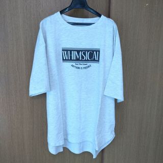 新品 未使用 英字プリント トップス 半袖 Tシャツ レディース Ｌサイズ(Tシャツ(半袖/袖なし))