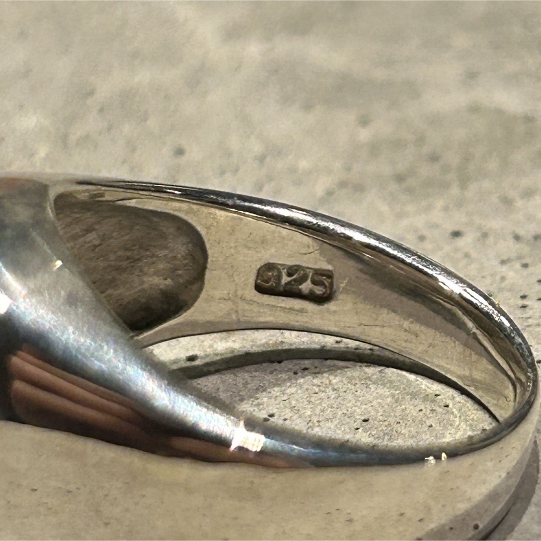 VINTAGEヴィンテージ シルバー925 印台デザインリング/ジュエリー/指輪 メンズのアクセサリー(リング(指輪))の商品写真