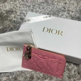 Christian Dior - 新品　箱付き　DIOR ディオール　LADY DIOR ジップ　カードホルダー