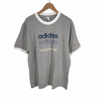 アディダス(adidas)のadidas(アディダス) 00S ロゴプリントクルーネックリンガーTシャツ(Tシャツ/カットソー(半袖/袖なし))