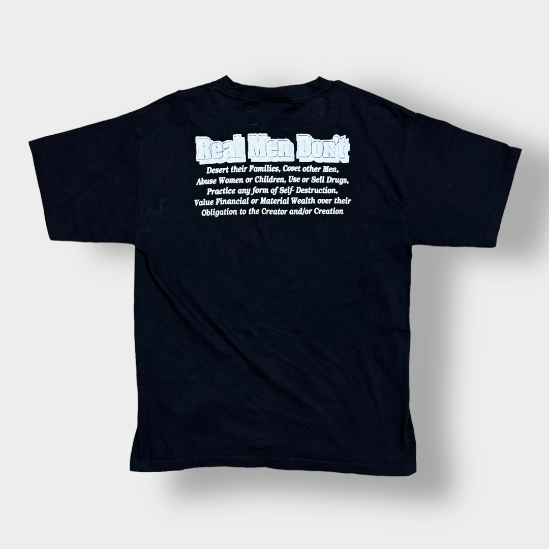 murina 90s USA製 バックプリント Tシャツ シングルステッチ 古着 メンズのトップス(Tシャツ/カットソー(半袖/袖なし))の商品写真