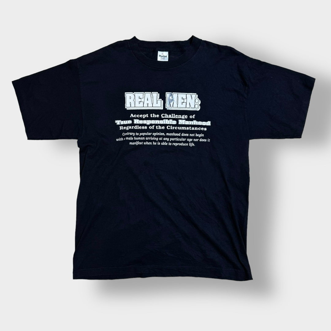 murina 90s USA製 バックプリント Tシャツ シングルステッチ 古着 メンズのトップス(Tシャツ/カットソー(半袖/袖なし))の商品写真