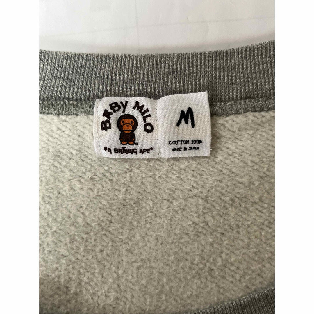 A BATHING APE(アベイシングエイプ)のBABY MILO スウェット半袖トレーナー レディースのトップス(トレーナー/スウェット)の商品写真