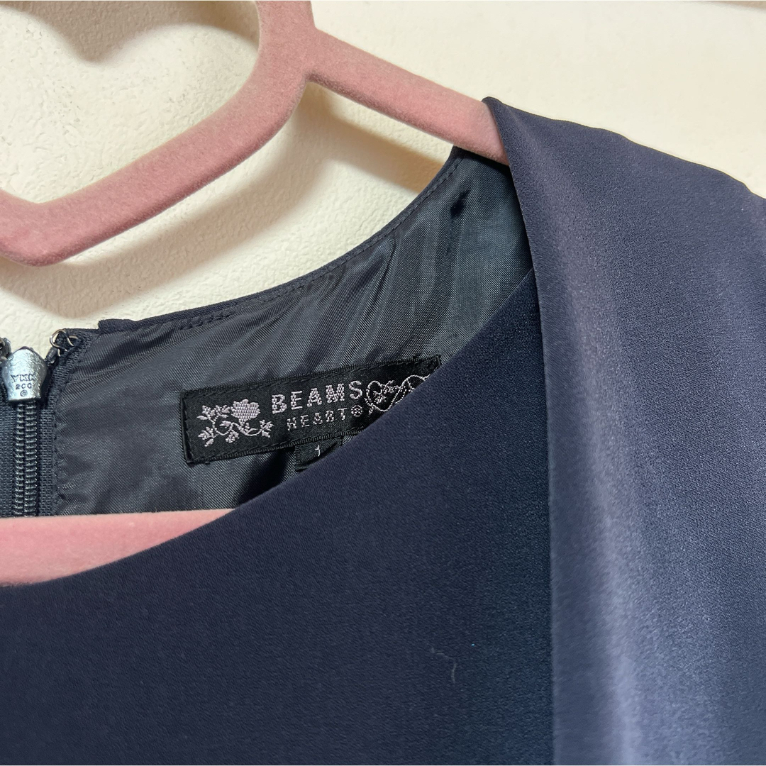 BEAMS(ビームス)のBEAMS HEART ネイビー　オールインワン　つなぎ レディースのパンツ(オールインワン)の商品写真