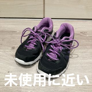 ナイキ(NIKE)のNIKE ナイキ　スニーカー　ブラック　ピンク　黒　24.5 靴　スポーツ(スニーカー)