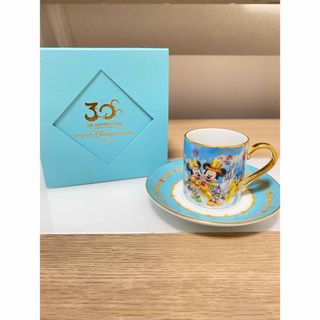 ディズニー(Disney)のディズニー30周年カップ&ソーサーSET(キャラクターグッズ)