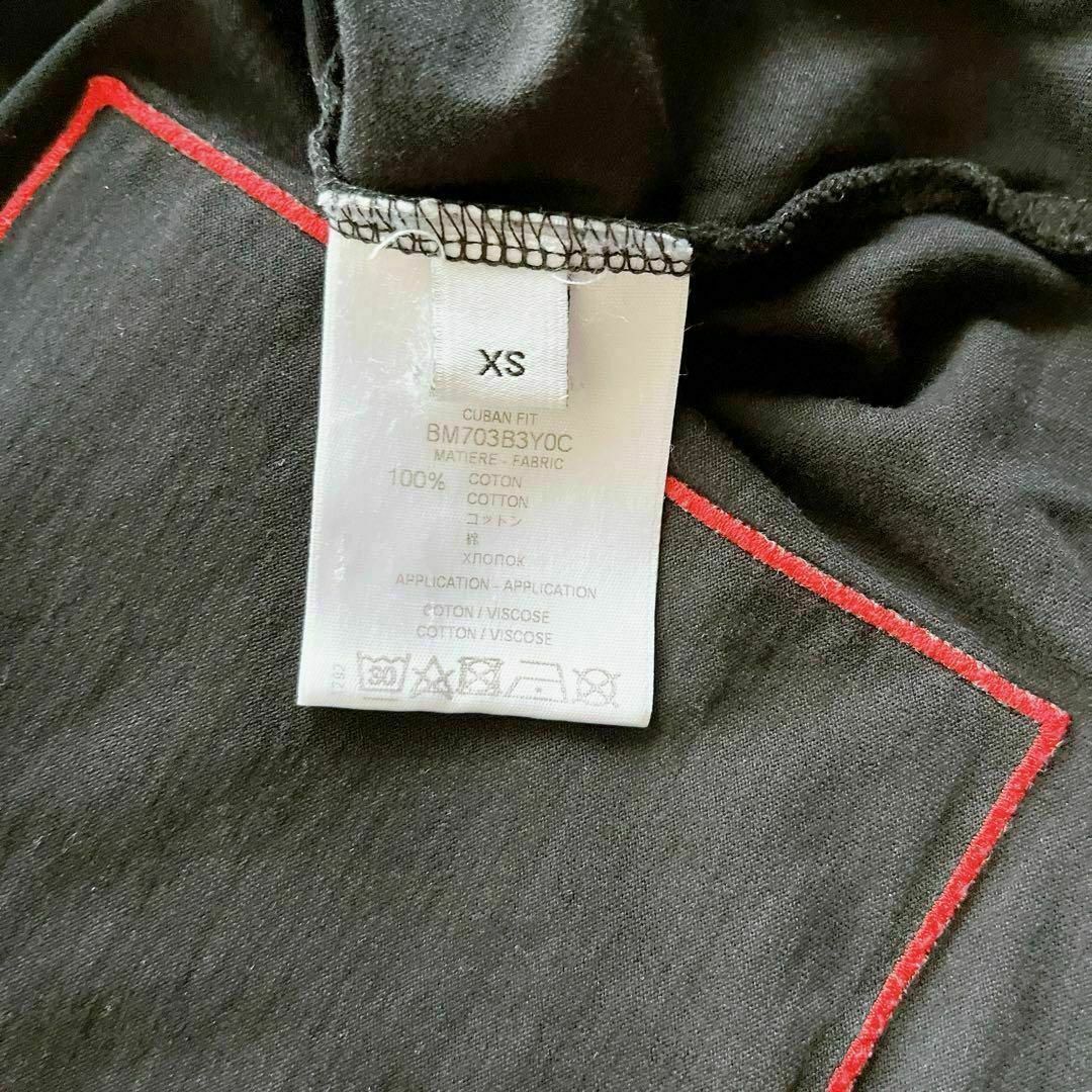 GIVENCHY ジバンシー Tシャツ 半袖 ブラック イラスト XS メンズのトップス(Tシャツ/カットソー(半袖/袖なし))の商品写真