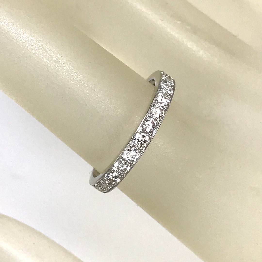 0.50ct  上質天然ダイヤモンド　PT950 エタニティリング レディースのアクセサリー(リング(指輪))の商品写真