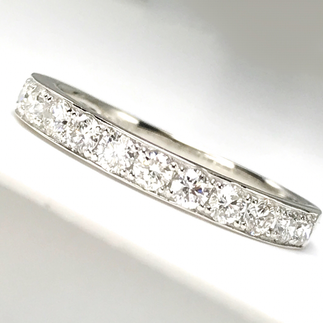 0.50ct  上質天然ダイヤモンド　PT950 エタニティリング レディースのアクセサリー(リング(指輪))の商品写真