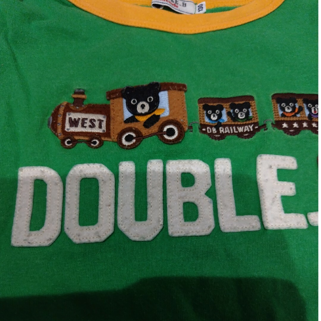 DOUBLE.B(ダブルビー)のミキハウス  ダブルビー DOUBLE_B  Tシャツ 130センチ 日本製 キッズ/ベビー/マタニティのキッズ服男の子用(90cm~)(Tシャツ/カットソー)の商品写真