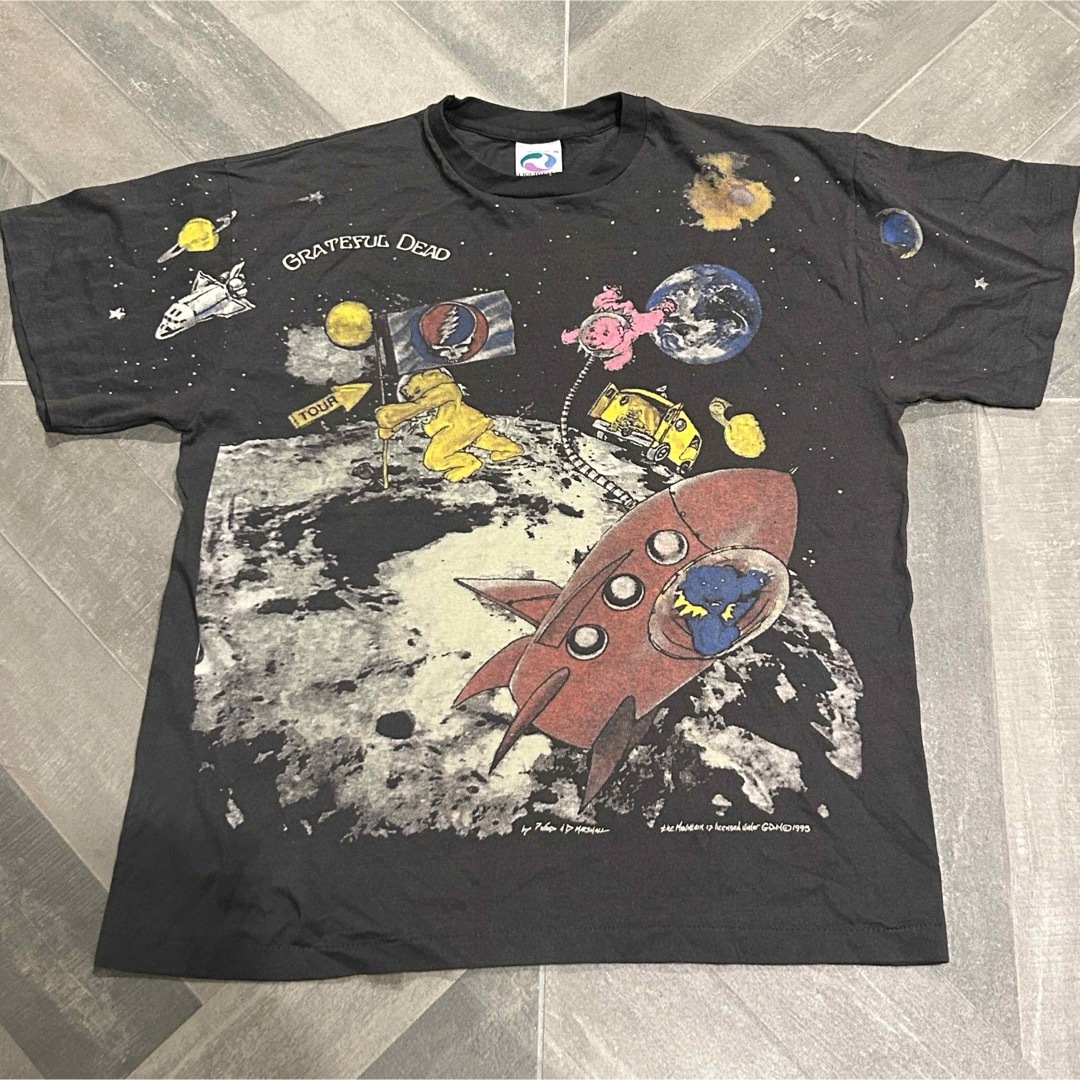 グレイトフルデッド バンドTシャツ/バンT/USED/古着/シングルステッチXL メンズのトップス(Tシャツ/カットソー(半袖/袖なし))の商品写真