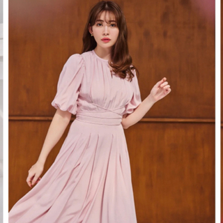 Her lip to - 【ラスト1点❣️】 Fountain Lace Up Bow Dress