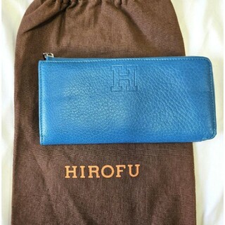 HIROFU ヒロフ　の長財布　ブルー(財布)