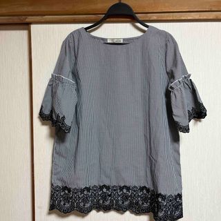 シューラルー(SHOO・LA・RUE)のSHOO.LA.RUE     チュニック　ブラウス　 Lサイズ(チュニック)