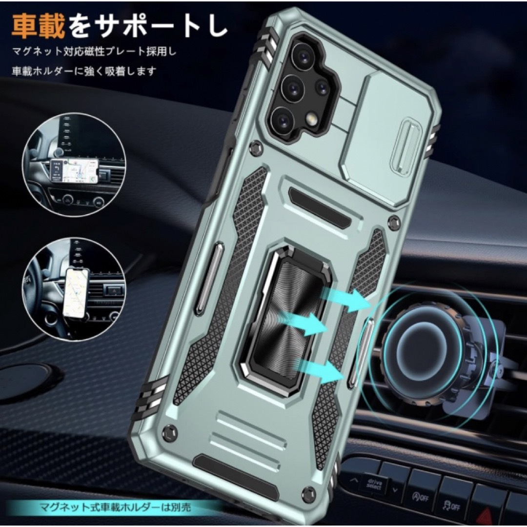 iPhone 11 用ケース リング付き　360度回転  PC+TPU 二重構造 スマホ/家電/カメラのスマホアクセサリー(iPhoneケース)の商品写真