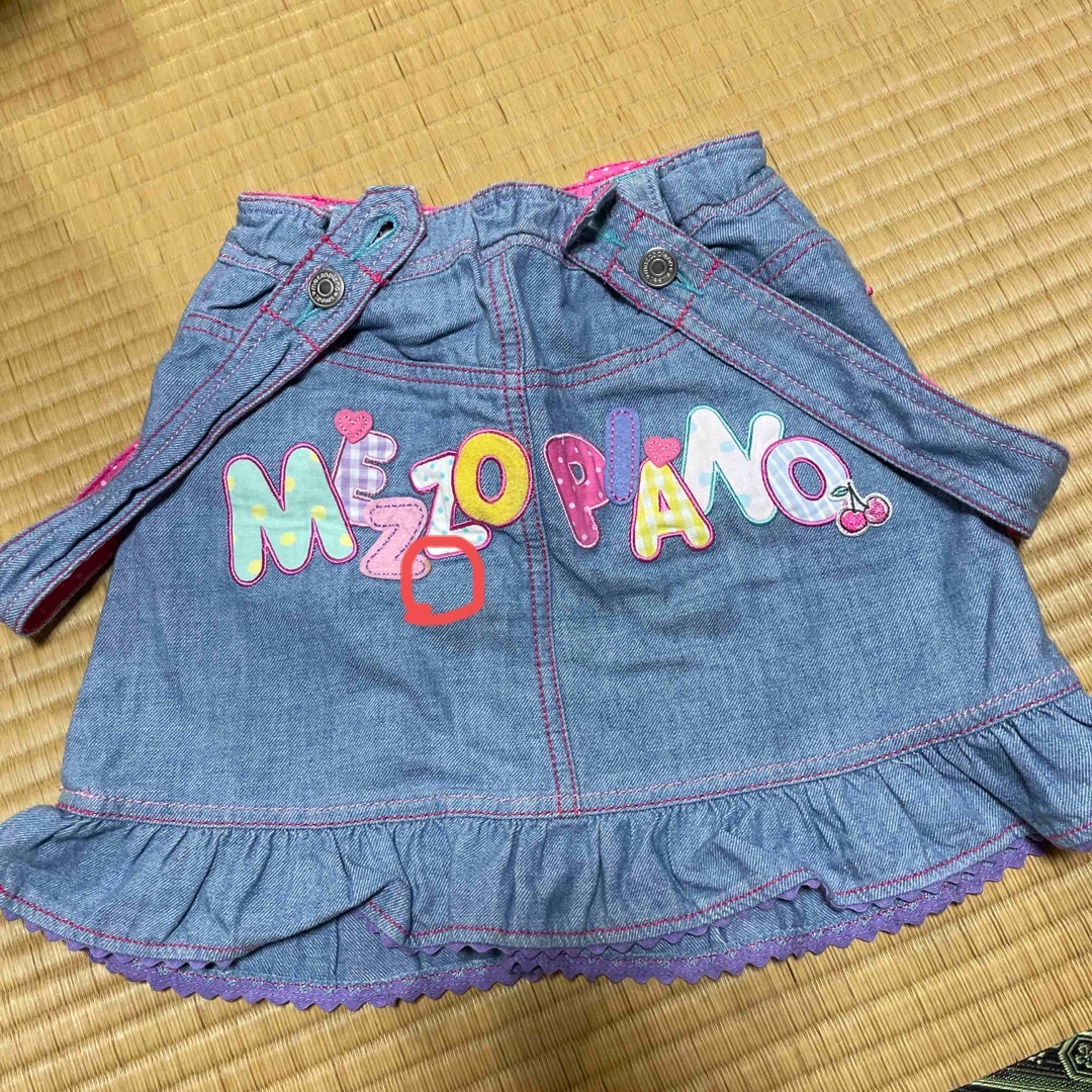 mezzo piano(メゾピアノ)の【mezzo piano】 スカート　130 キッズ/ベビー/マタニティのキッズ服女の子用(90cm~)(スカート)の商品写真