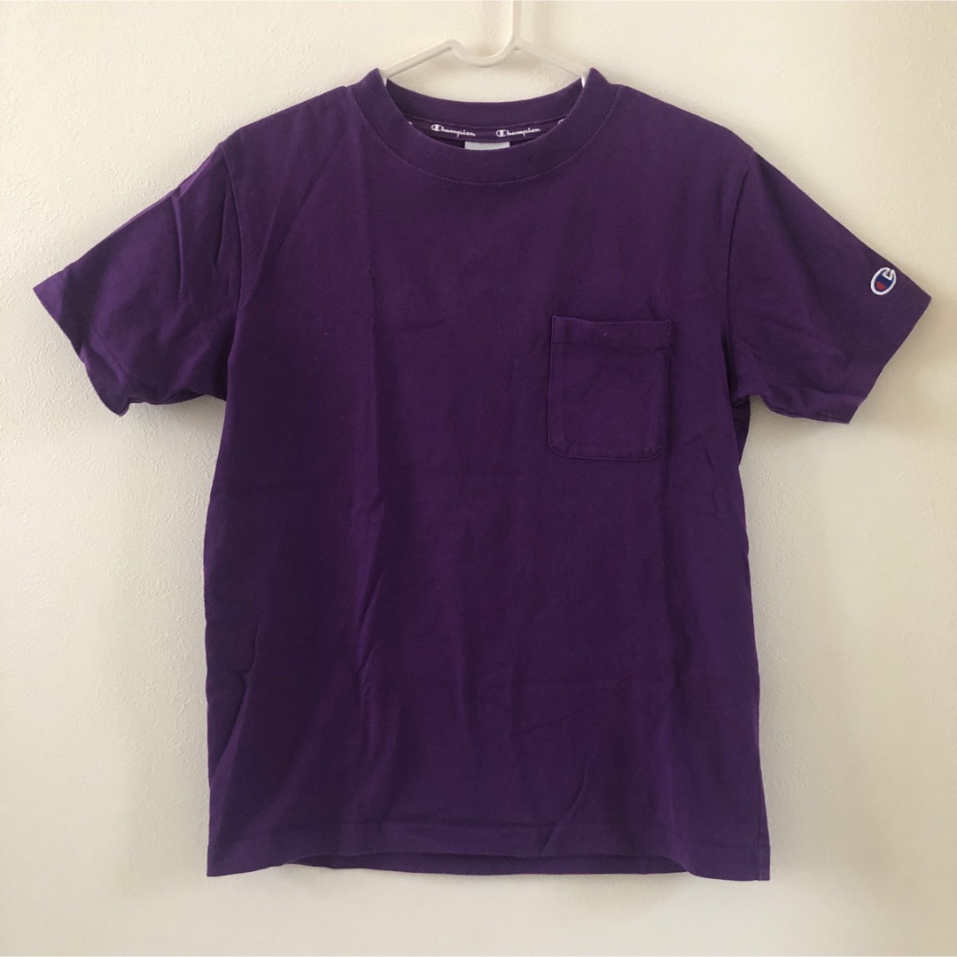 Champion(チャンピオン)のセール価格 チャンピオン Tシャツ 半袖 紫 パープル XS Chanpion メンズのトップス(Tシャツ/カットソー(半袖/袖なし))の商品写真