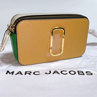 マークジェイコブス(MARC JACOBS)のMARC JACOBS スナップショット ブラウン グリーン ホワイト(ショルダーバッグ)