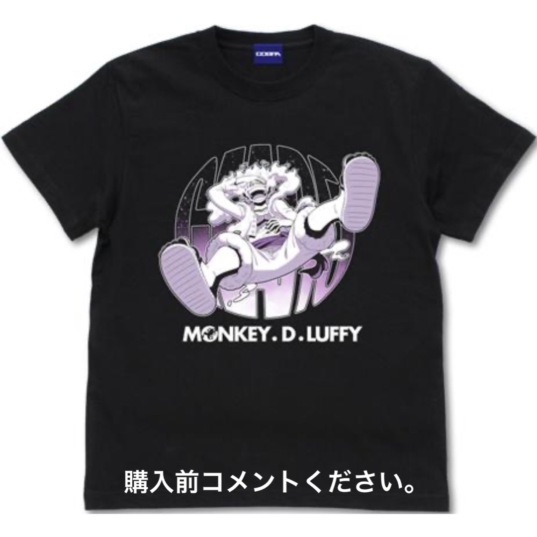 ONE PIECE(ワンピース)のワンピース Tシャツ モンキーDルフィ 解放の戦士 ニカ ギア5 フィギュア メンズのトップス(Tシャツ/カットソー(半袖/袖なし))の商品写真