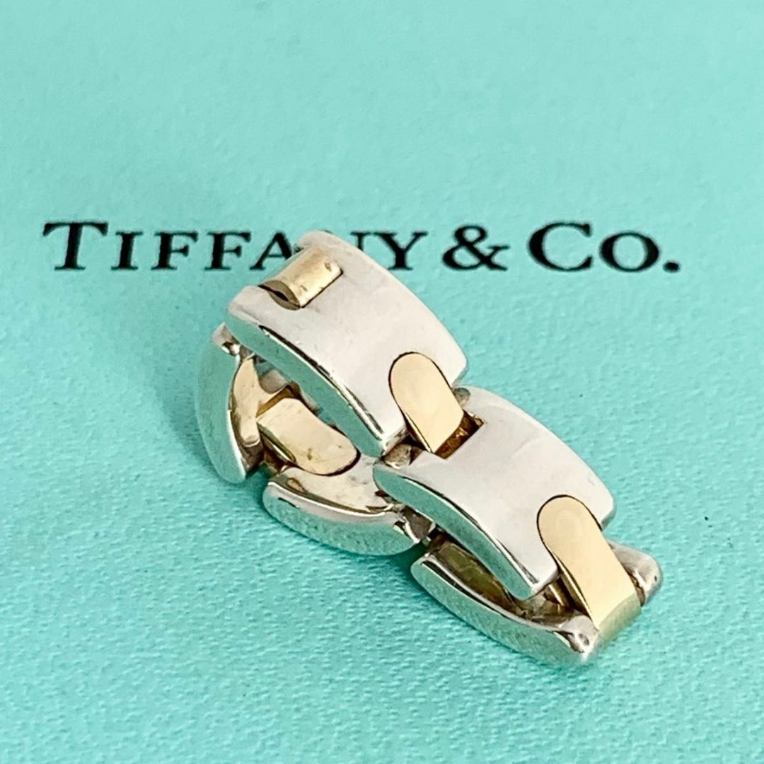 Tiffany & Co.(ティファニー)のTIFFANY&Co. ティファニー H コンビ リンク リング 指輪 df3 レディースのアクセサリー(リング(指輪))の商品写真