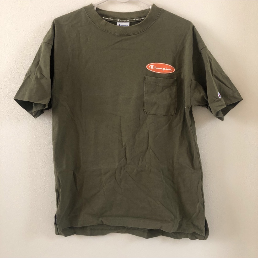 Champion(チャンピオン)のセール価格 チャンピオン Tシャツ 半袖 カーキ XS Chanpion メンズのトップス(Tシャツ/カットソー(半袖/袖なし))の商品写真