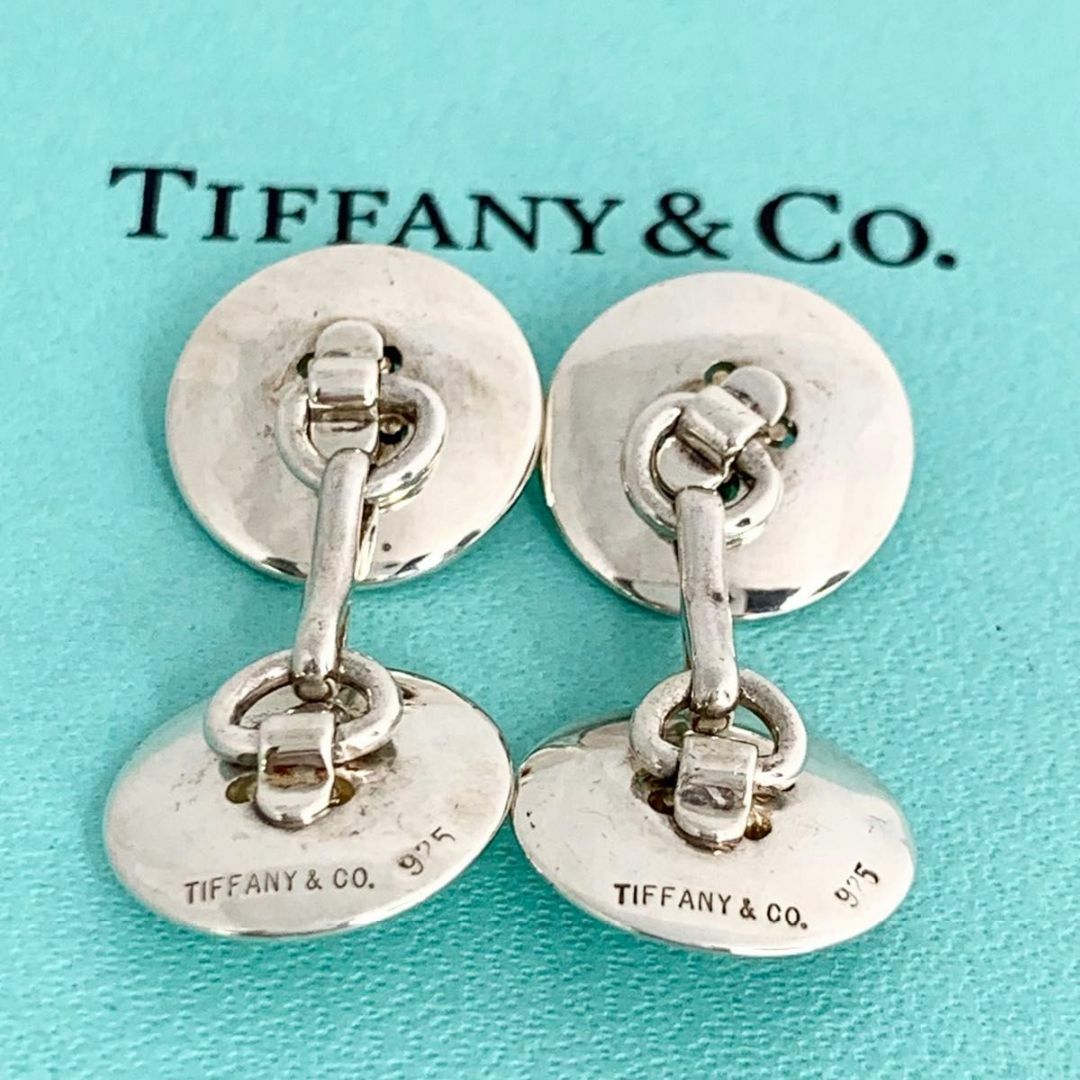 Tiffany & Co.(ティファニー)のティファニー コンビ カフリンクス ボタンK18 シルバー di6 メンズのファッション小物(カフリンクス)の商品写真