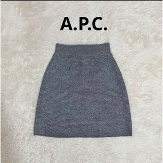 APC ニットラメスカート ミニスカート