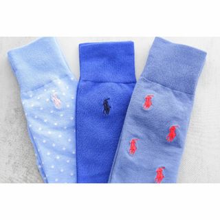 ポロラルフローレン(POLO RALPH LAUREN)のPOLOポロラルフローレン【3足セット／メンズ】おしゃれなソックス【新品です】(ソックス)