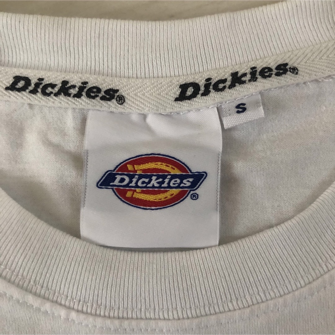 セール価格 デッキーズ Tシャツ Sサイズ Dickies 半袖 白T 160 キッズ/ベビー/マタニティのキッズ服男の子用(90cm~)(Tシャツ/カットソー)の商品写真