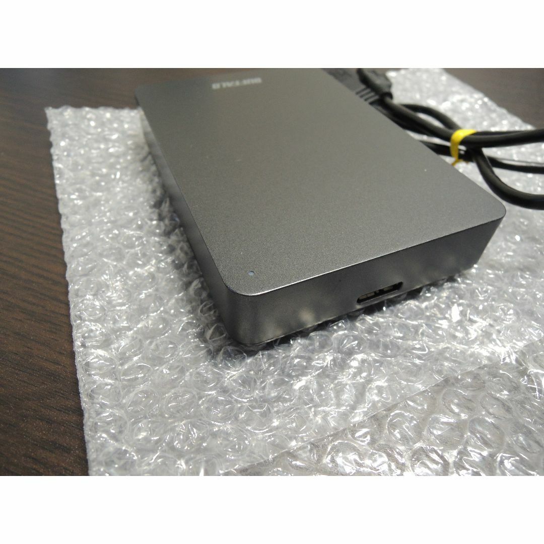 Buffalo(バッファロー)の3TB ★BUFFALO耐衝撃  おでかけロック HD-PNF3.0U3-GBD スマホ/家電/カメラのPC/タブレット(PCパーツ)の商品写真