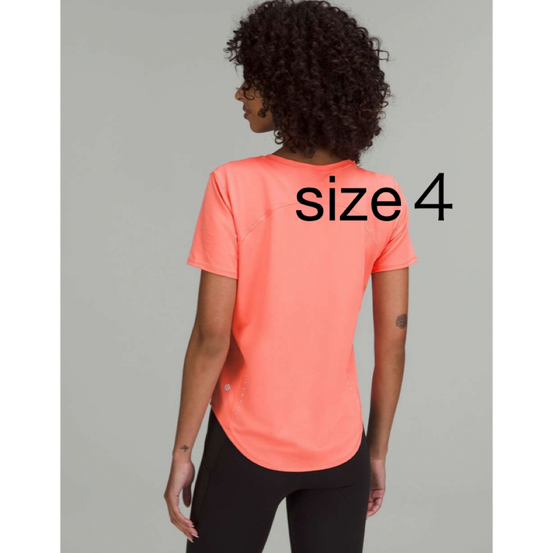 lululemon(ルルレモン)の新品 ルルレモンHigh-Neck Run and Train Tee レディースのトップス(Tシャツ(半袖/袖なし))の商品写真