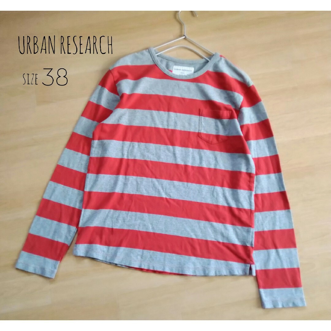 URBAN RESEARCH(アーバンリサーチ)のアーバンリサーチ　太ボーダー ロングTシャツ 38 レディース 春物 ロンT レディースのトップス(Tシャツ(長袖/七分))の商品写真