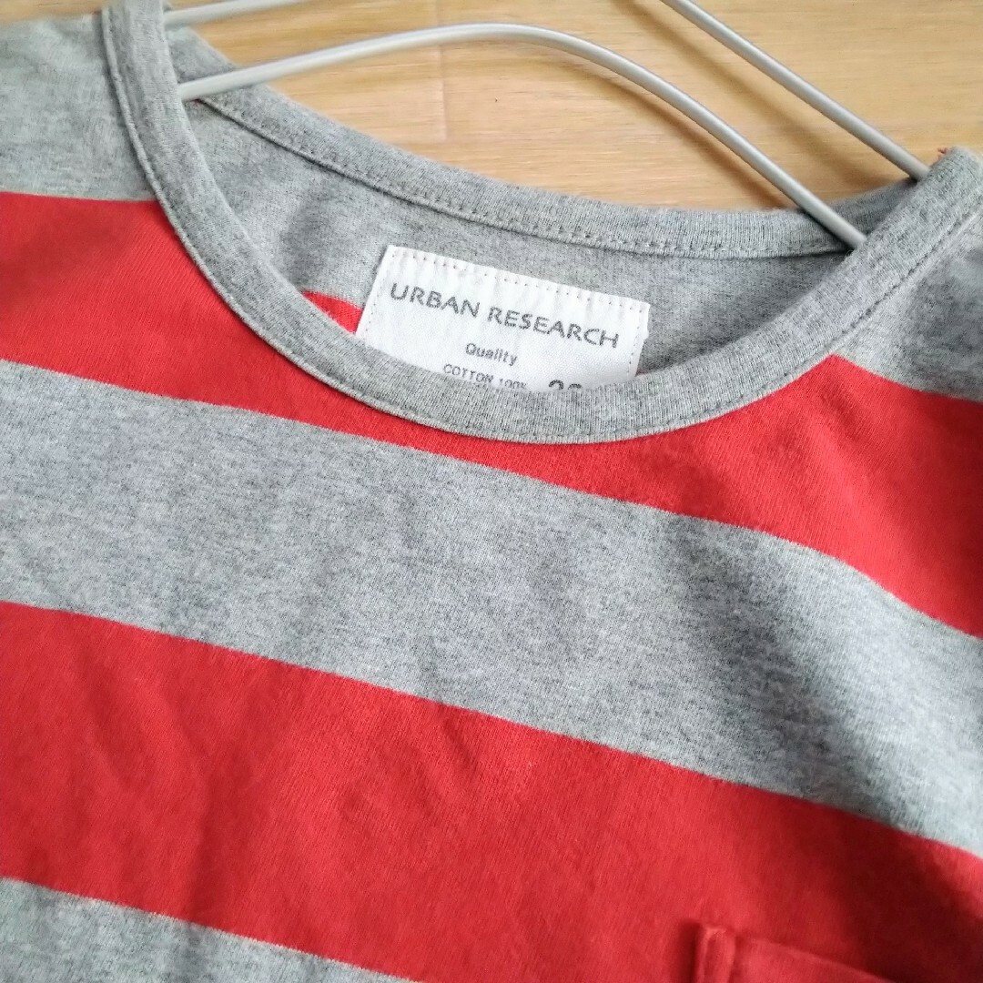 URBAN RESEARCH(アーバンリサーチ)のアーバンリサーチ　太ボーダー ロングTシャツ 38 レディース 春物 ロンT レディースのトップス(Tシャツ(長袖/七分))の商品写真