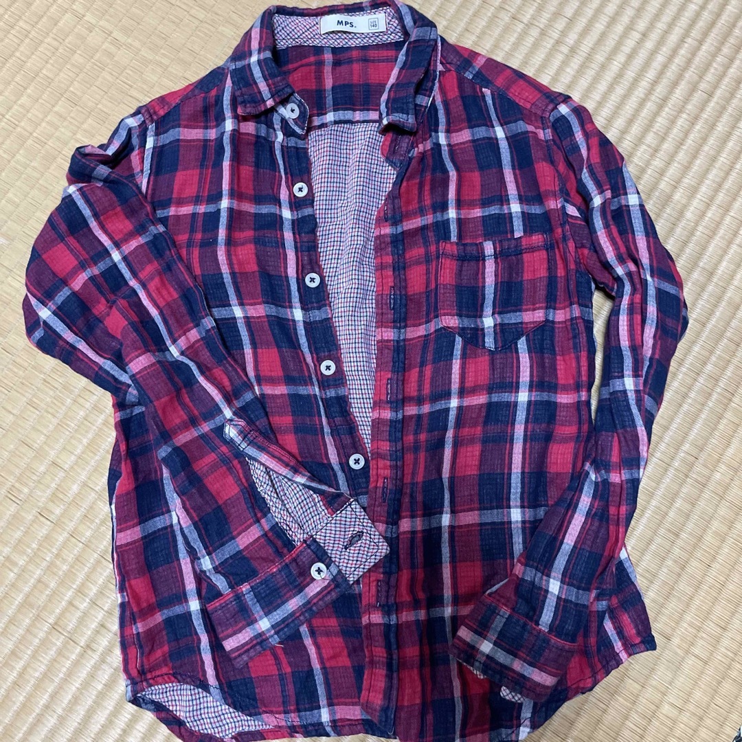 Right-on(ライトオン)の【Right-on】 男児シャツ　140 キッズ/ベビー/マタニティのキッズ服男の子用(90cm~)(ブラウス)の商品写真