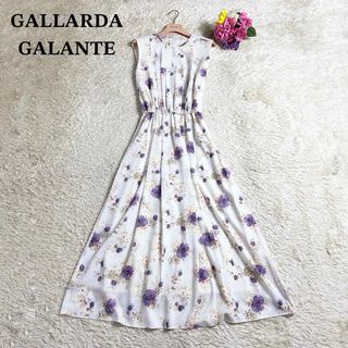 ガリャルダガランテ(GALLARDA GALANTE)の新品未使用タグ付き GALLARDAGALANTE ボタニカルワンピース(ロングワンピース/マキシワンピース)